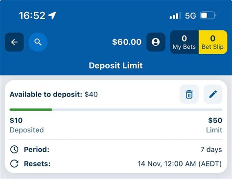 how to remove deposit limit sportsbet|How Do I Change Or Remove My Depo.